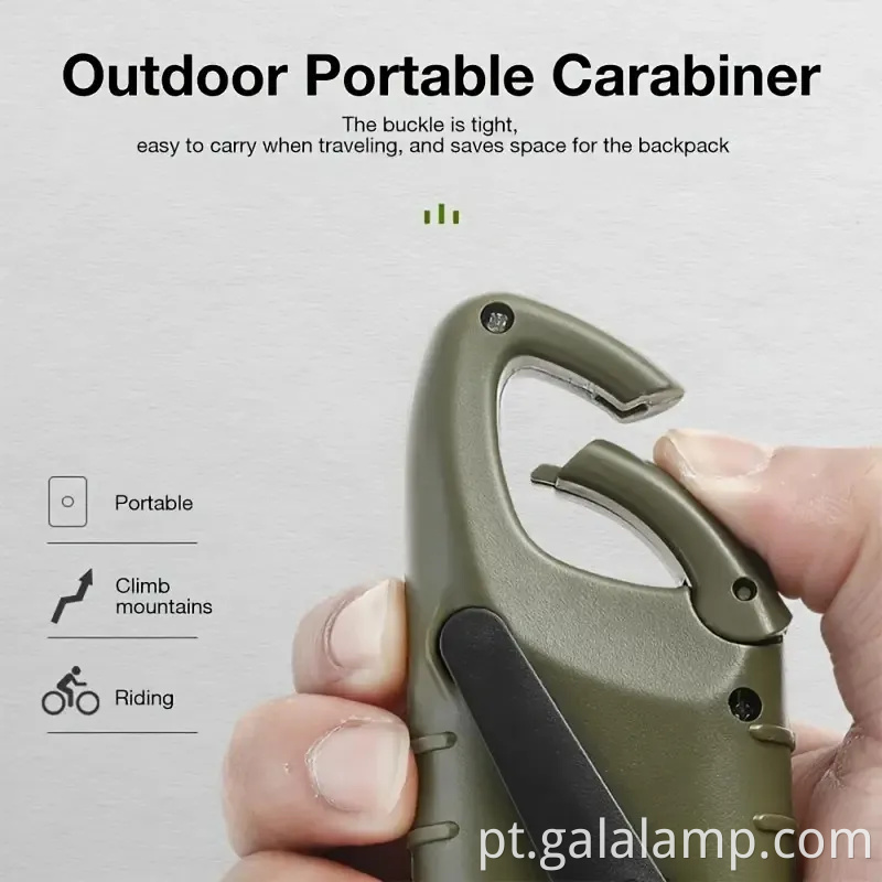 Lanterna LED movida a solar ao ar livre com sistema de carregamento manual